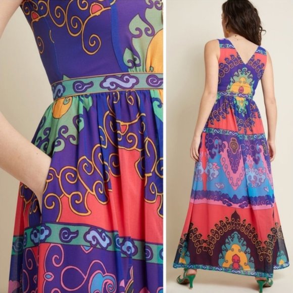 Modcloth Indigo Muster the Length Dress - Picture 3 of 10